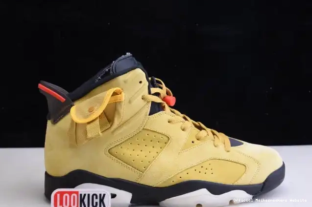 Official Maikesneakers JORDAN SCOTT CN1084-300 YELLOW X 6 TRAVIS AIR 0329